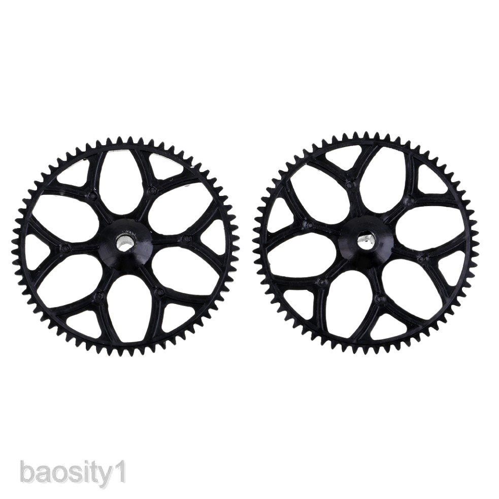 Set 2 Bánh Răng Nhựa Cho Trực Thăng Điều Khiển Từ Xa WLtoys V977 V988 V966 XK K110