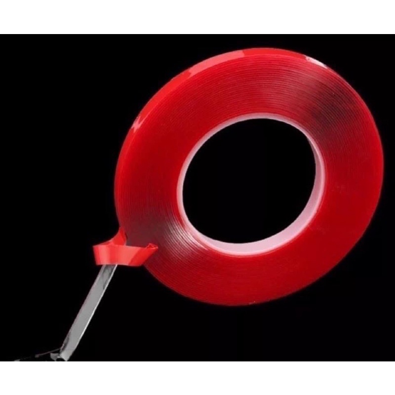 Cuộn băng keo trong suốt cuộn to tạo mi fan, gắn nail box, gắn thanh móng mẫu