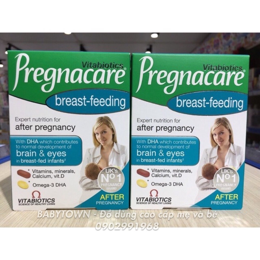 Vitamin tổng hợp Pregnacare Breast feeding Bú 84 viên Anh (Vitamin Bú)