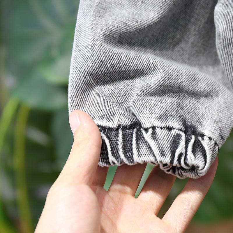 Áo khoác denim dáng rộng thiết kế đơn giản thời trang xuân thu mới cho bé