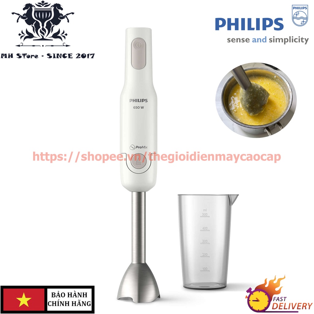 Máy xay sinh tố cầm tay ProMix Philips HR2534 650W