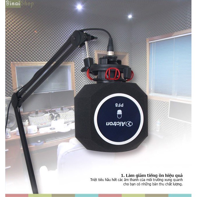 Alctron PF8 - Màn Chắn Lọc Âm Cho Phòng Thu Nhỏ