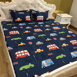 Ga chun và 2 gối chất cotton lụa
