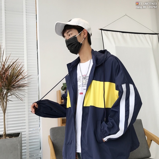 🎆𝐃𝐮̀ 𝟐 𝐋𝐨̛́𝐩🎆 BAC Áo Khoác Dù Achi Phối Màu (Kèm Video, Hình Chụp Thật) | BigBuy360 - bigbuy360.vn