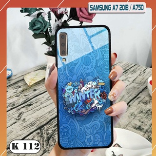Ốp lưng kính cường lực điện thoại samsung galaxy a7 2018/ a750