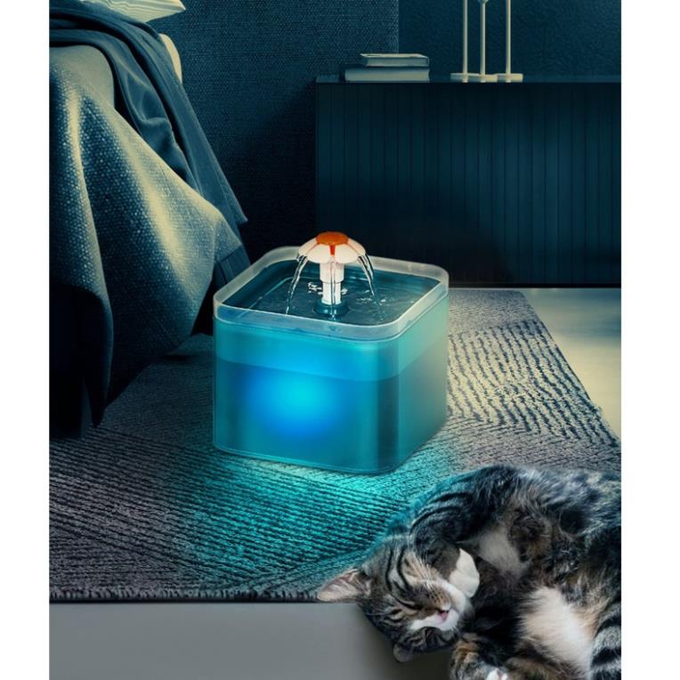 Máy Lọc Nước cho mèo chó 3L - Máy Uống Nước Tự Động Cho Chó Mèo Kèm Lõi Lọc Than Hoạt Tính Dành Cho Thú Cưng