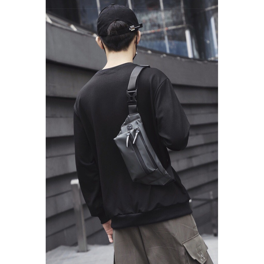 HeyMister - Túi bao tử da cao cấp chống nước chính hãng HeyMister Unisex Bumbag T02