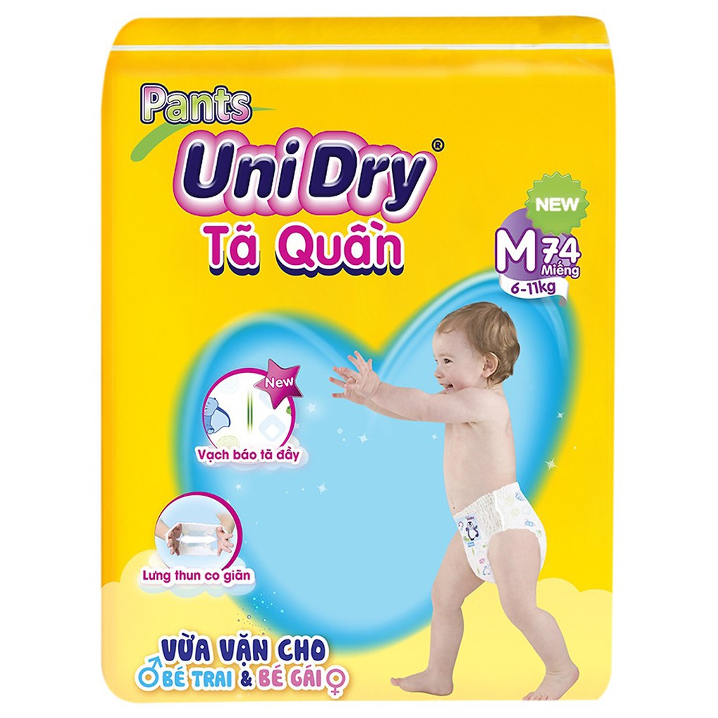 Tã Quần/Dán Unidry Ultra Jumbo M74 /L68/XL62/XXL56/XXL30/M76