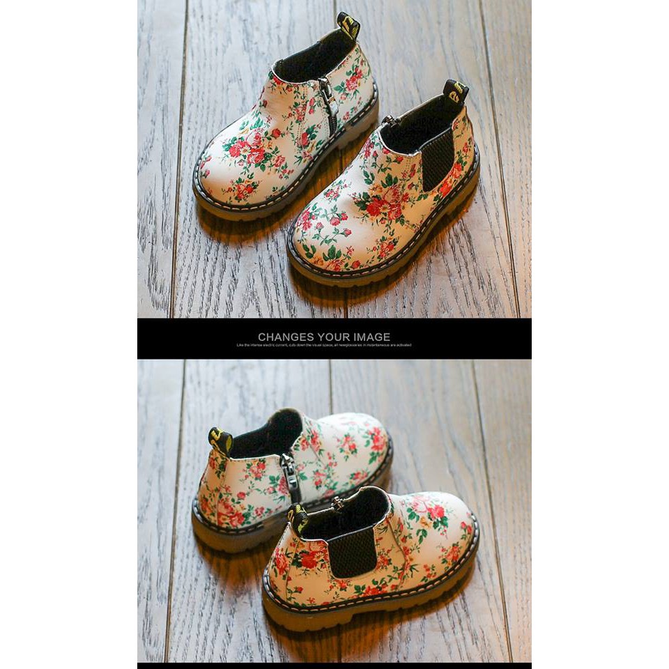 GIÀY BOOT HOA