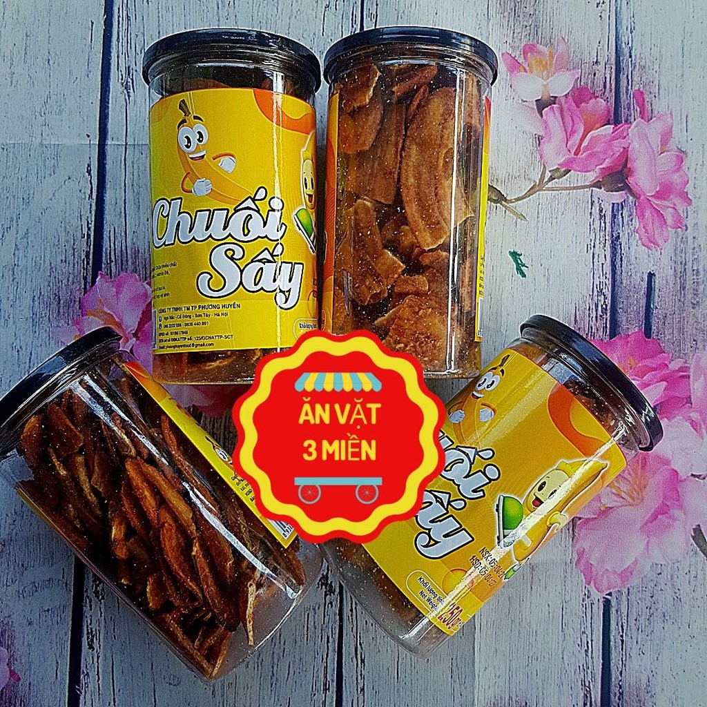 Chuối Sấy Phương Huyền Food lọ 250g