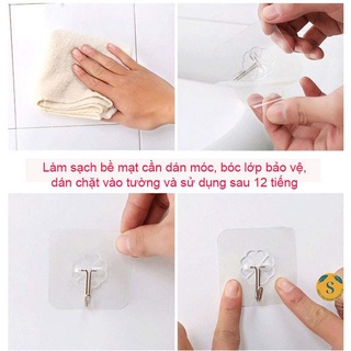 Móc dán tường siêu dính 1k