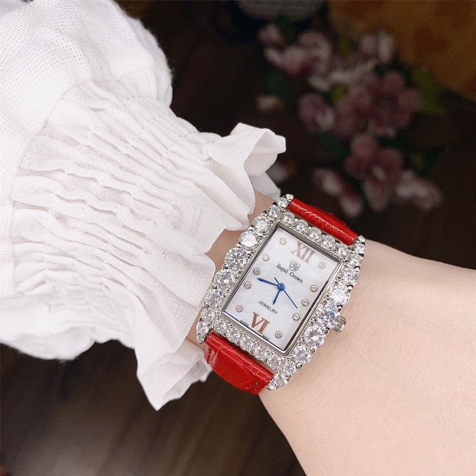 Đồng Hồ Nữ Chính Hãng Dây Da Royal Crown 6111 Chống Nước Chống Xước | BigBuy360 - bigbuy360.vn