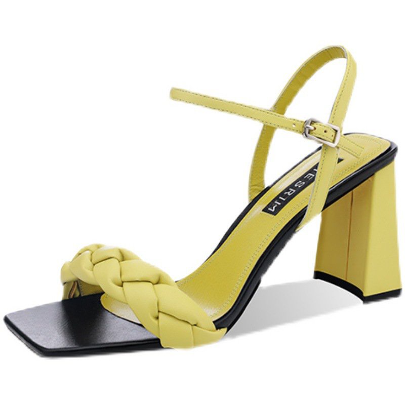 Giày Sandal Cao Gót Hở Ngón Thời Trang Mùa Hè 2022 Dành Cho Nữ