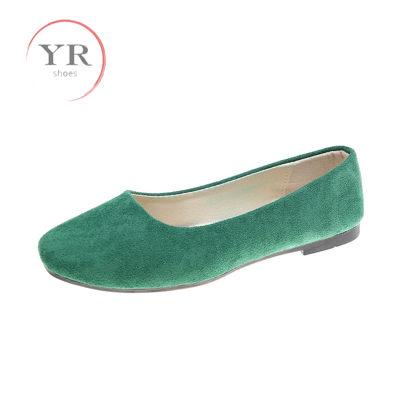 Giày Lười Da Lộn Plus Size 35-43