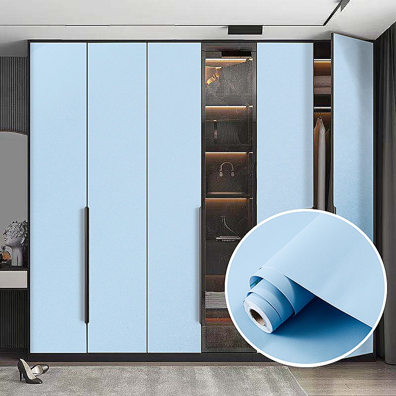nhãn dán màu đặc tự dính Chống thấm nước và chống ẩm Hình dán tường tủ quần áo