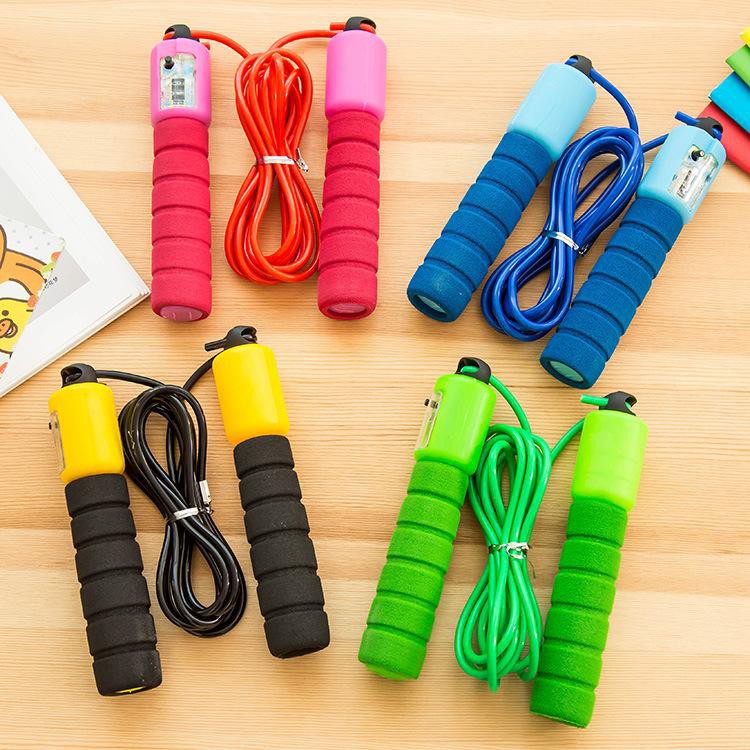 Dây nhảy tự động đếm số vòng, jumping rope luyện tập thể dục, dụng cụ thể thao sport, reset nút bấm, hàng xịn tốt rẻ