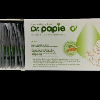 Gạc răng miệng rơ lưỡi cho bé Dr Papie