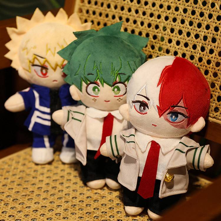 Búp Bê Nhồi Bông Hình Nhân Vật Izuku Katsuki Shoto Trong My Hero Academia Kích Thước 20CM
