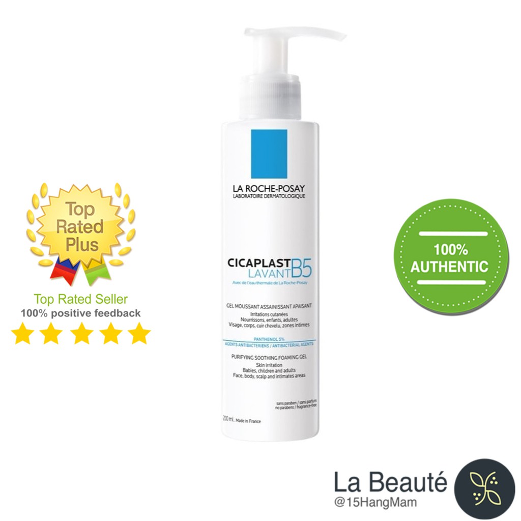 La Roche-Posay Cicaplast B5 Lavant - Gel Rửa Mặt Cho Da Nhạy Cảm 200ml