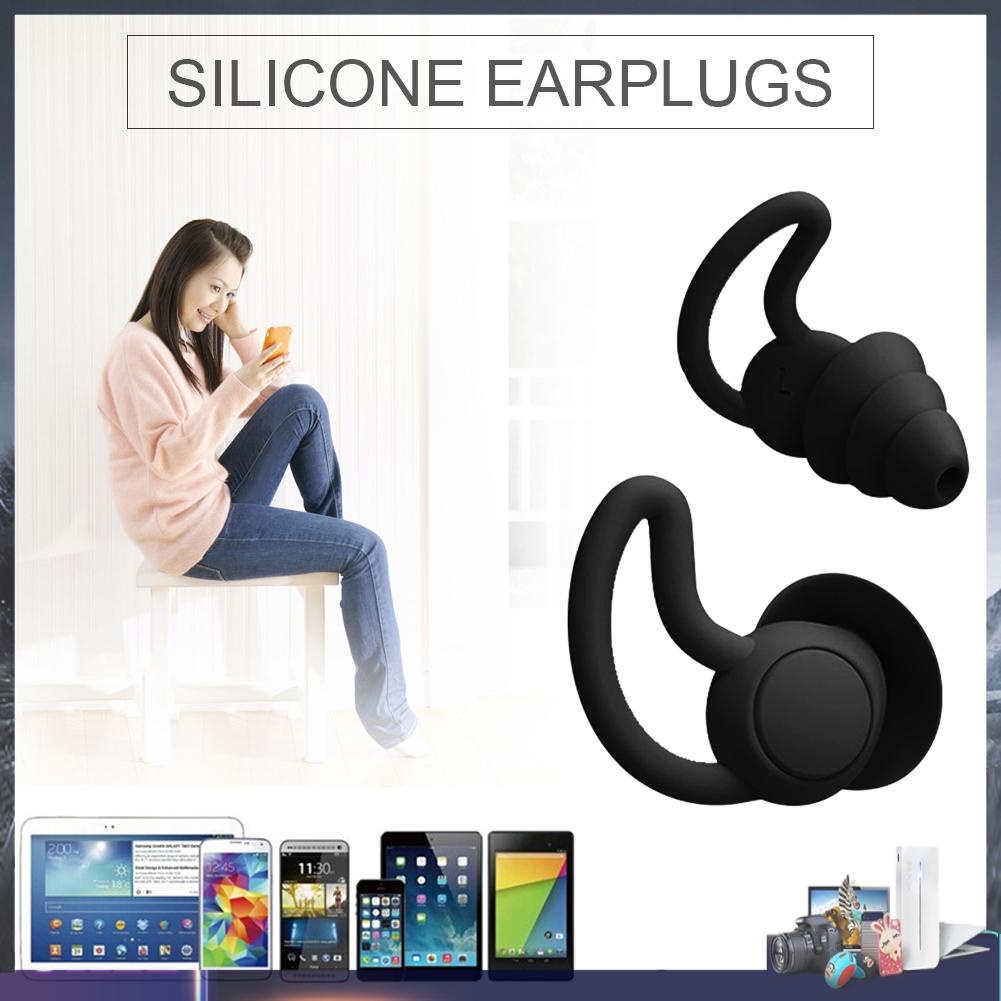 Nút Bịt Tai Bằng Silicone Mềm Chống Ồn Khi Đi Bơi