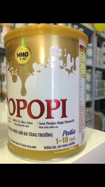 Sữa bột Popopi Pedia 900g