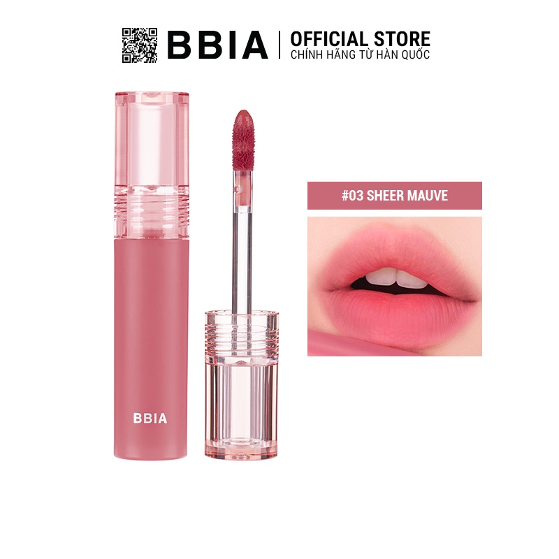 Son Kem Lì Bbia Water Velvet Tint (7 màu) 2.9g - Bbia Official Store