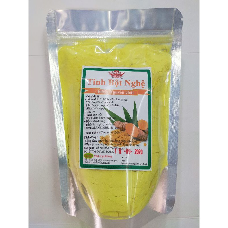 TINH BỘT NGHỆ NGUYÊN CHẤT 500G