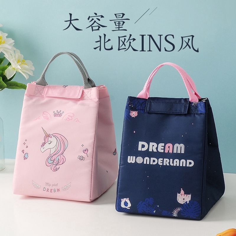 Insulated bag for students with large capacity