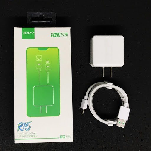 BỘ CỐC CÁP SẠC NHANH OPPO VOOC / R15 12 THÁNG