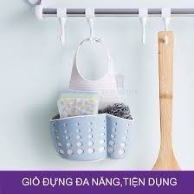 Sét 1-2 Giỏ Treo Rẻ Rửa Bát silicon ( màu ngẫu nhiên)