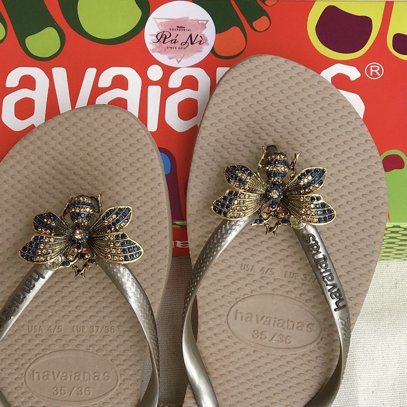 Dép Havaianas Nữ Gắn Charm