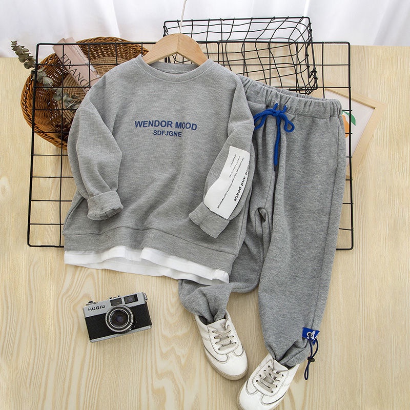 Bộ Đồ Thể Thao Thời Trang Mùa Thu 2022 Giản Dị Dành Cho Bé Trai