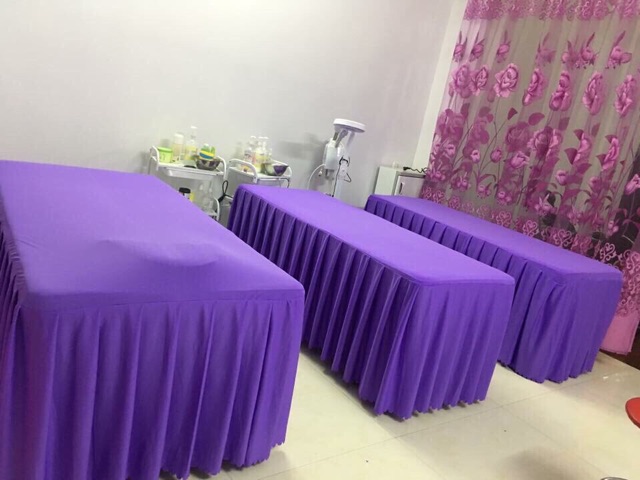 GA/DRAP THUN CHO GIƯỜNG SPA, GIƯỜNG MI, PHUN XĂM