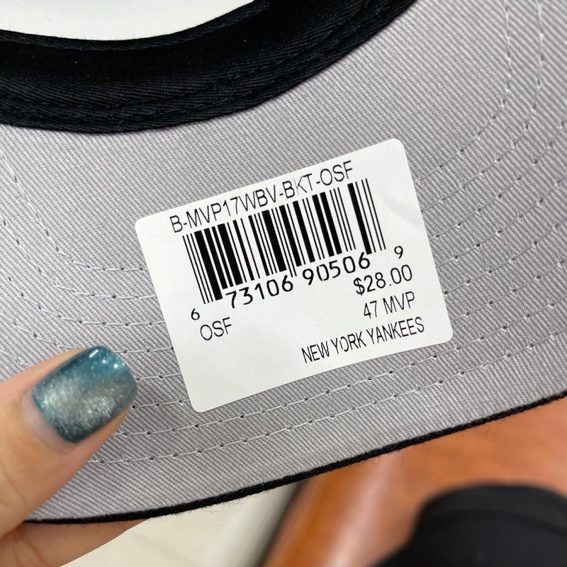 Nón / Mũ lưỡi trai NY NewYork Yankees Đen