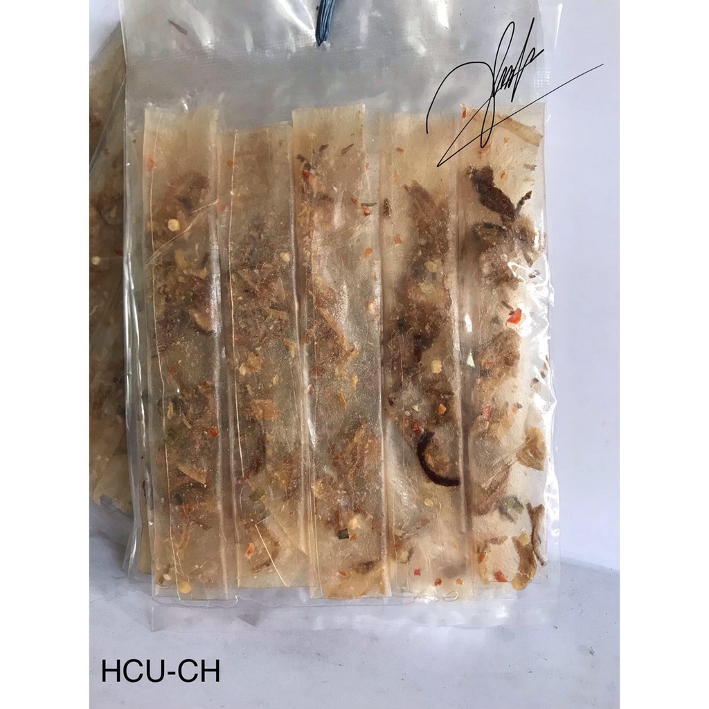 10 Bịch Bánh Tráng Dẻo Cuộn Hành Phi