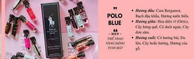 Nước hoa POLO BLUE 12ml [Hàng chính hãng, ktra mã QR]