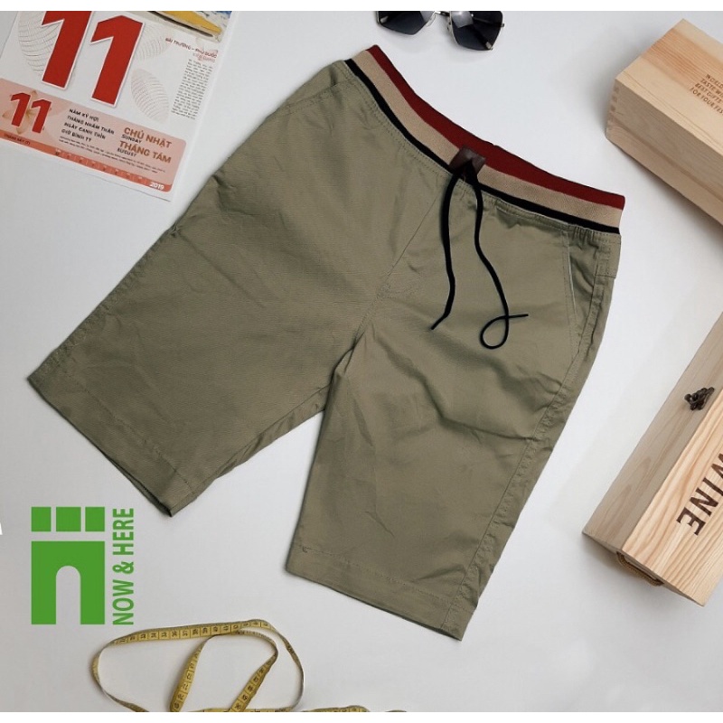 Quần Short Nam Lưng Thun Chất KaKi Đep LD06