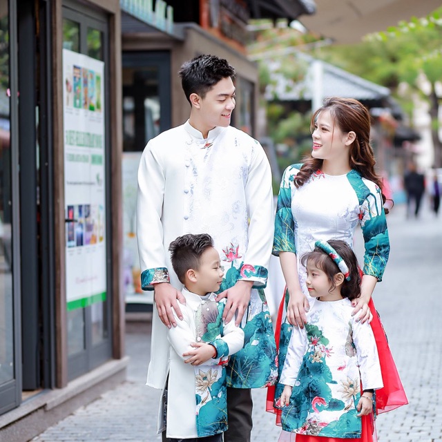 Combo áo bố, mẹ,bé gái
