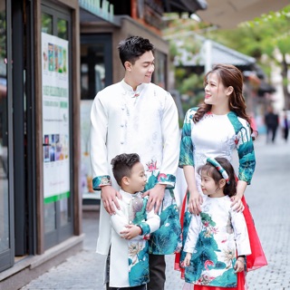 Combo áo bố, mẹ,bé gái