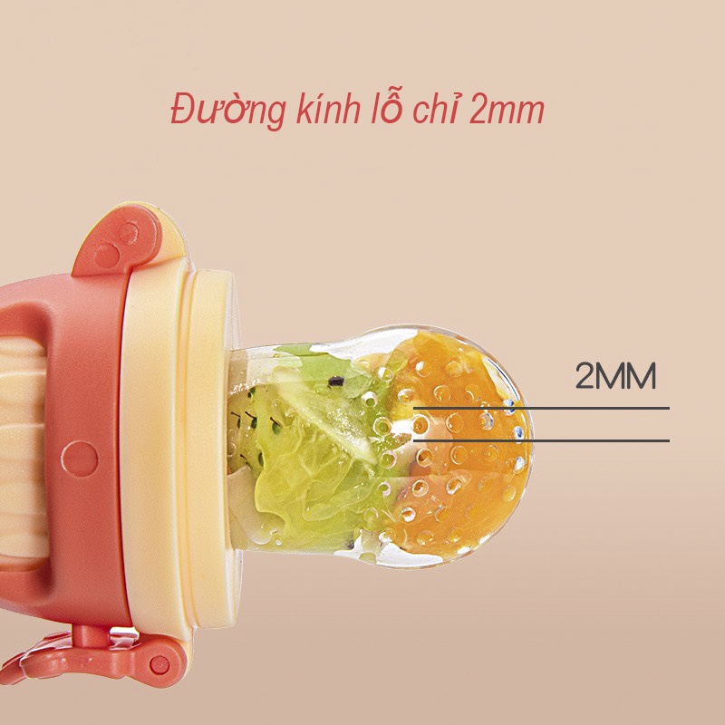 Túi Nhai Ăn Dặm, Túi Nhai Chống Hóc Tập Nhai Cho Bé Từ 6 Tháng Tuổi