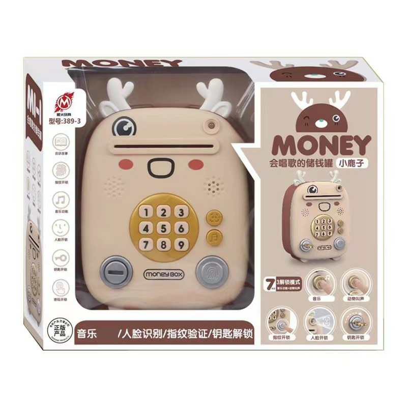 Két Sắt Mini Cho Bé Két Sắt Đựng Tiền Tiết Kiệm Có Nhạc Nhiều Màu Dễ Thương K1