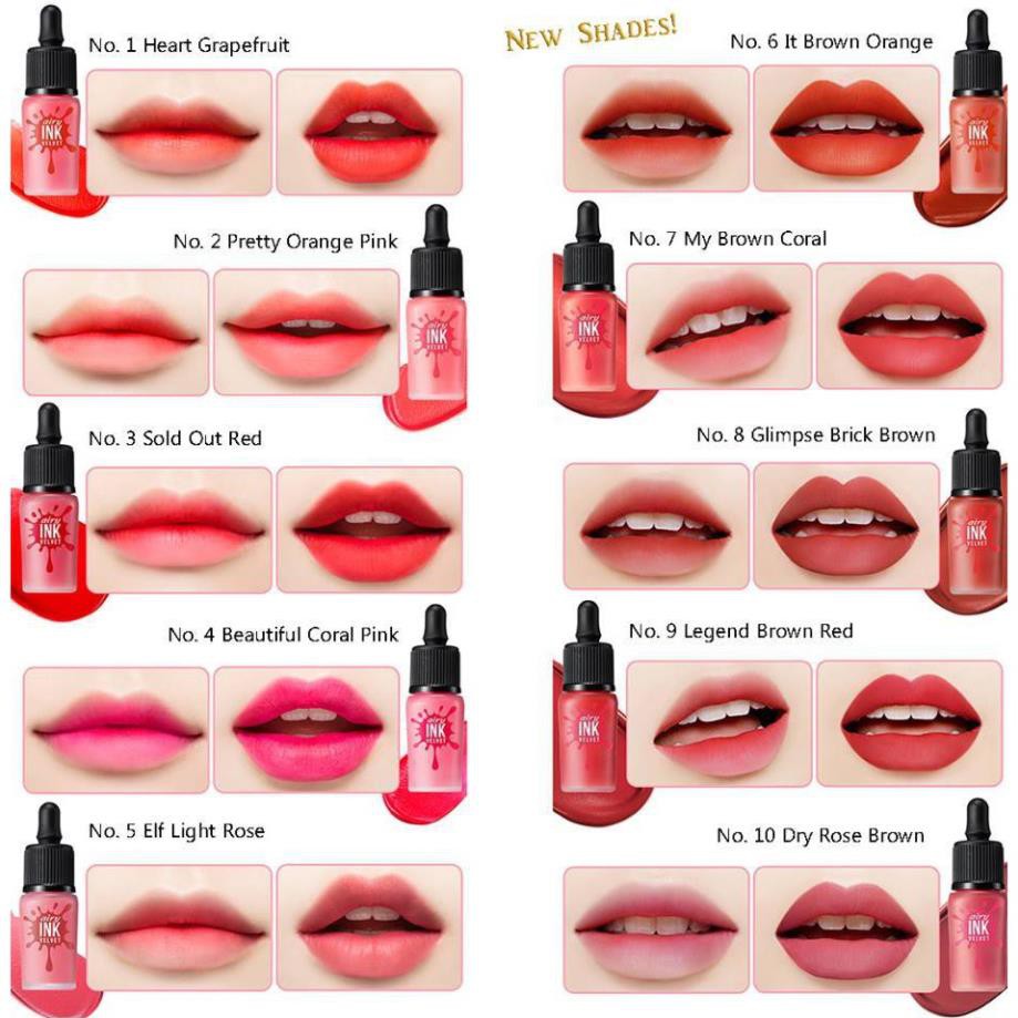 Son Peripera Ink Airy Velvet Lip Tint Mới 2021