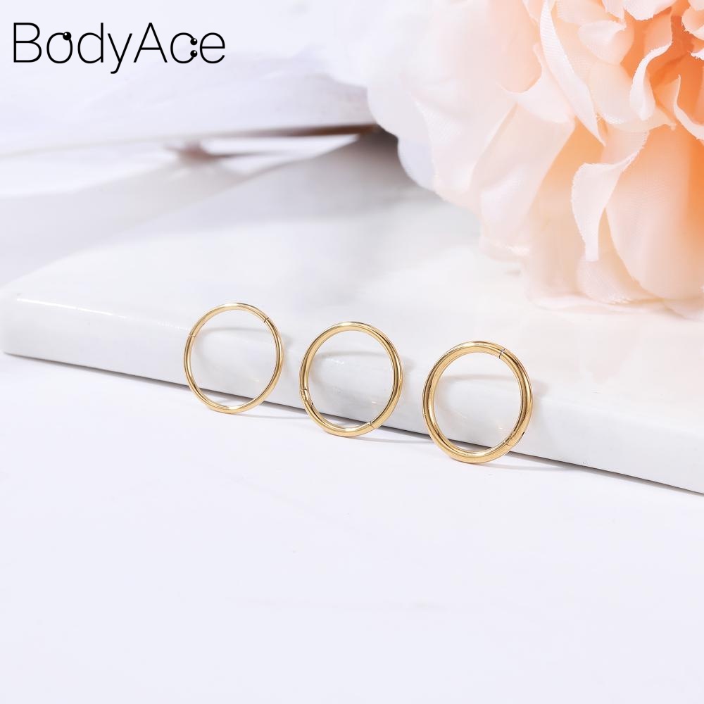 1 Khuyên Mũi Tròn 6/7/8/9/10mm Bằng Thép Không Gỉ