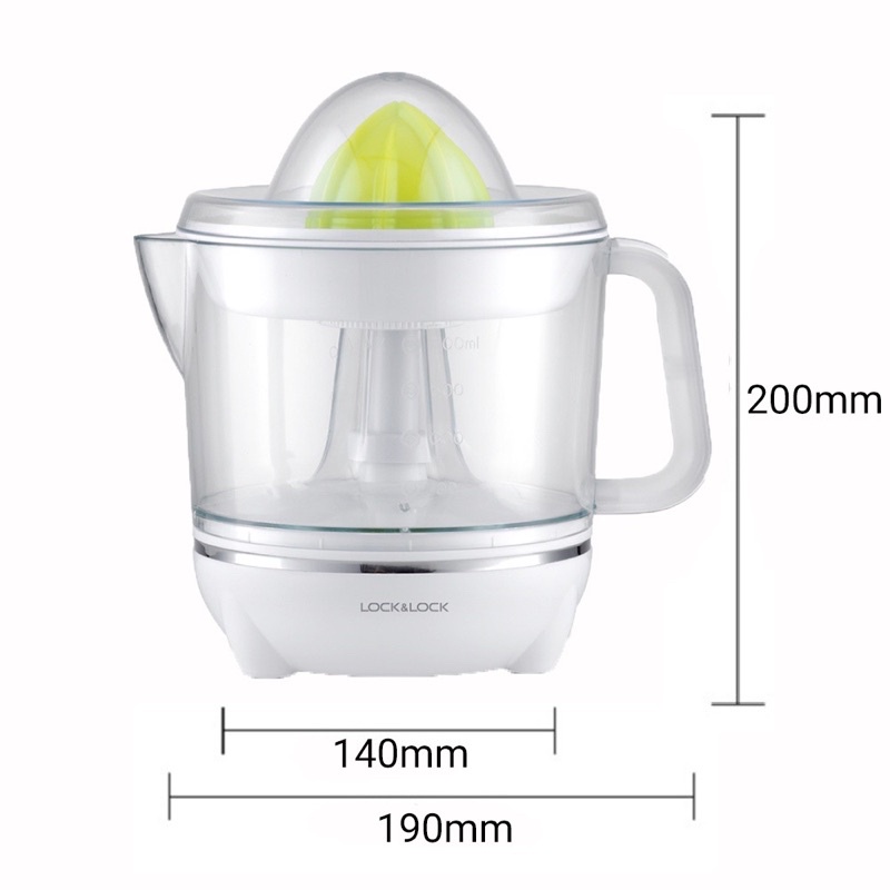Máy vắt cam Lock&Lock EJJ231 700ml 40W - Hàng chính hãng, xoay ép 2 chiều cho nhiều nước cam