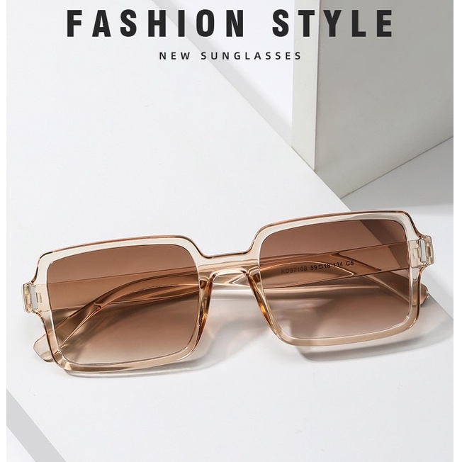 Kính Mát Gọng Vuông Thiết Kế Đơn Giản Thời Trang