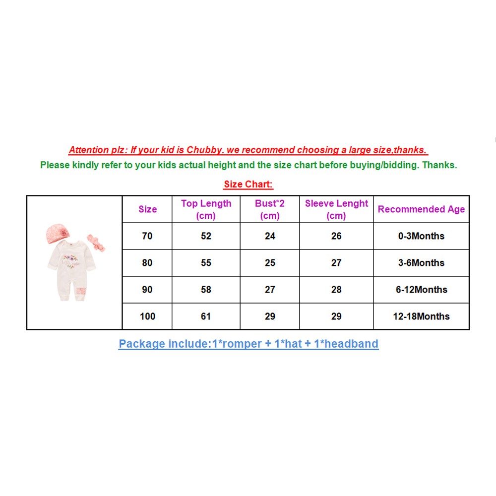 Set áo liền quần + mũ trùm đầu Mikrdoo đính hoa kèm băng đô nơ xinh xắn cho bé