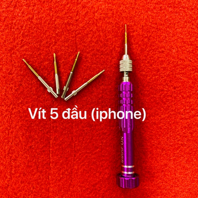 Vít vặn 5 đầu cho iphone trong và ngoài