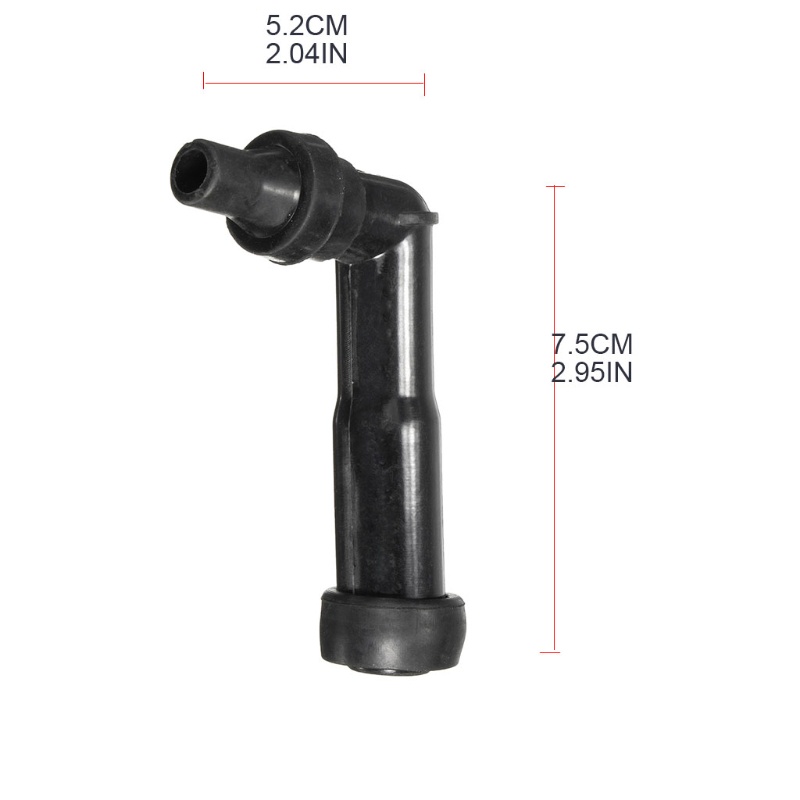 Nắp Đậy Bugi Đánh Lửa 102O 10 / 12mm Bằng Silicon Bền Dễ Lắp Đặt Cho Xe Máy
