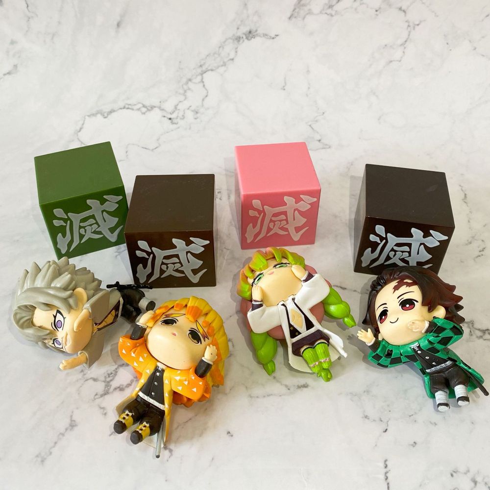 Mô hình sưu tập mô phỏng nhân vật trong phim hoạt hình Kimetsu No Yaiba chất liệu PVC
