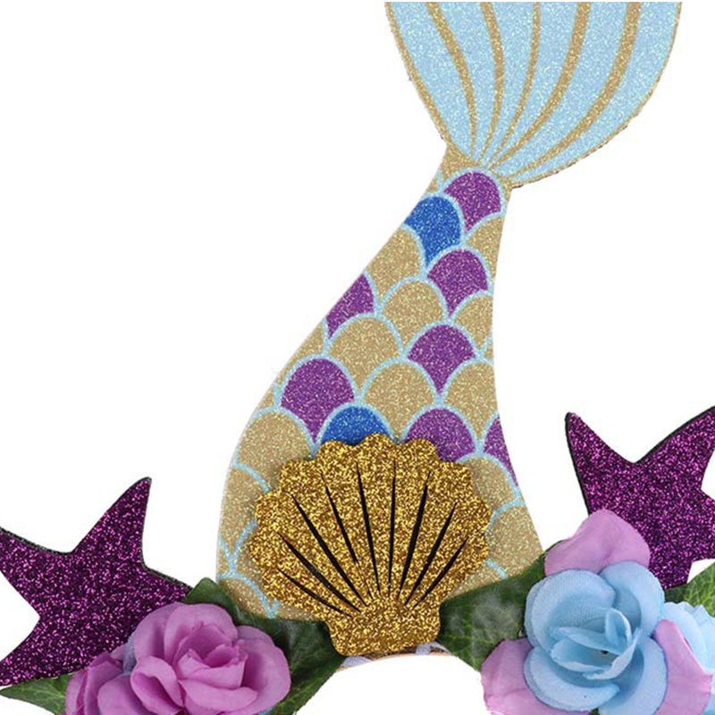 Flgo Băng Đô Hình Đuôi Nàng Tiên Cá Lấp Lánh Thời Trang Tiệc Giáng Sinh / Halloween